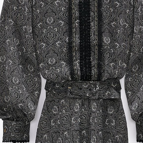 Zara Limited Edition Print Dress - Picture 9 of 10